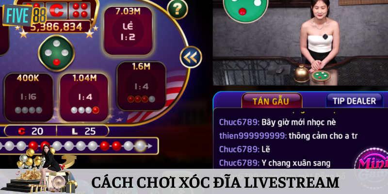 Cách Chơi Xóc Đĩa Livestream - Nổ Jackpot Thắng 100tr